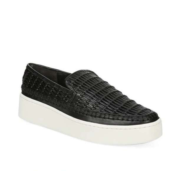 Vince Shoes - Vince Black Slip-On Platform slip on women’s Sneakers in size 10 medium